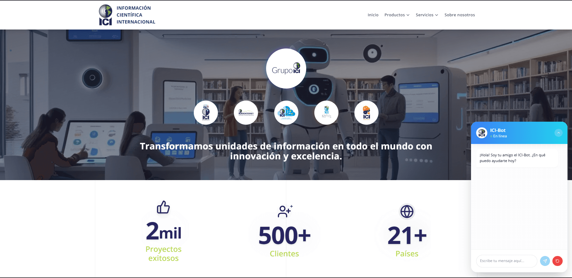 Portal Web Corporativo - Iciweb