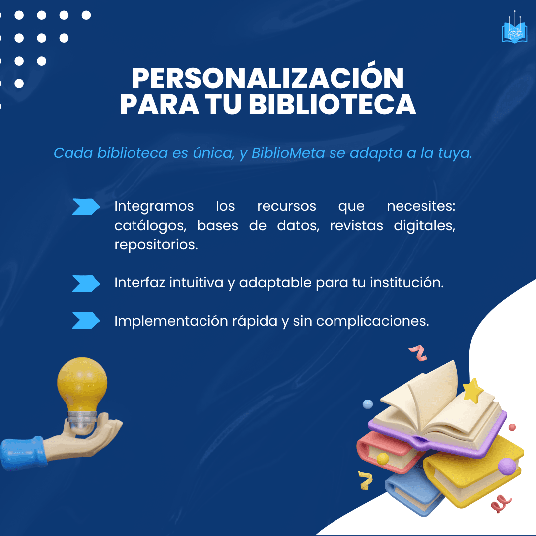 Personalización para tu biblioteca