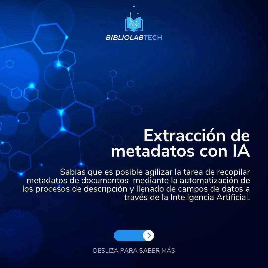 Extracción de metadatos con IA